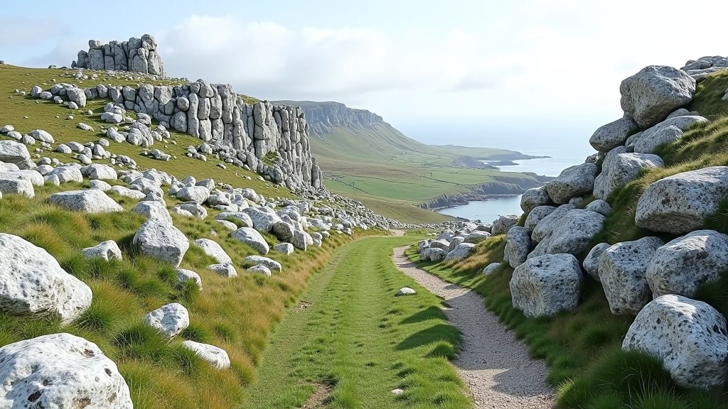 Burren limestone formations